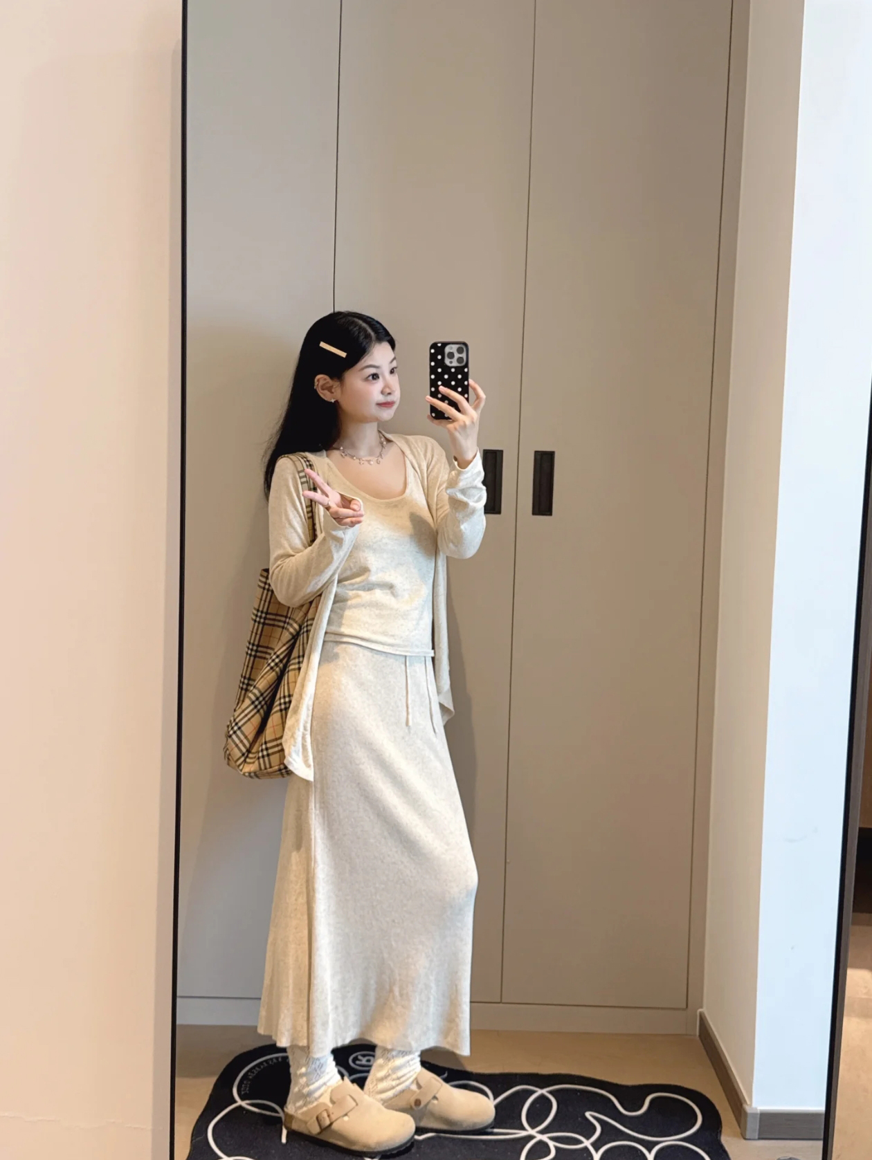 Women's 3-Piece Knit Sweater Set Vest Skirt Cardigan Fall 2026 - Image 4