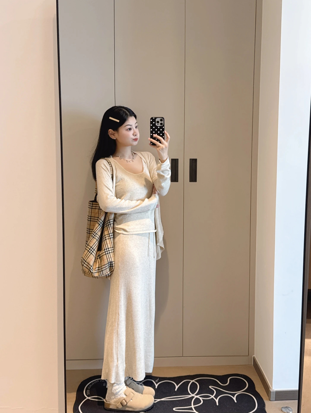 Women's 3-Piece Knit Sweater Set Vest Skirt Cardigan Fall 2026 - Image 3